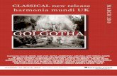CLASSICAL new release harmonia mundi UK · PDF file · 2010-03-022010-03-02 · HAYDN String Quartets Jerusalem Quartet. Instrumental ... • Interview in Classical Music/Early Music