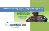 Misoprostol Distribution during Antenatal Care Visits ... · PDF fileMisoprostol Distribution during Antenatal Care Visits ... 1.1.1 Postpartum Hemorrhage in Tanzania ... Misoprostol