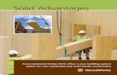 Solid Advantages - WoodWorks | Wood Products Council laminated timber (CLT) offers a new building system option for non-residential and multi-family construction Solid Advantages While