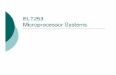 ELT253 Microprocessor Systemsfaculty.chemeketa.edu/csekafet/ELT253/L6B.pdf8085 cpu a-reg 88h mvi a. 88h pgm memory mvi a 88h (opcode) (data) ... mov a.m memory 203fh 20401-1 after: