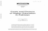 Costs and Finance of Higher Education in Pakistandocuments.worldbank.org/curated/en/663491468774941560/pdf/multi...The World Bank June 1991 WPS 704 Costs and Finance of ... and reflect