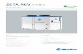 ZETA REV series - Easy Air  · PDF fileUnit with Night Shift function ... high efficiency chiller and air/water heat pump, ... DC: Unit with recovery condenser