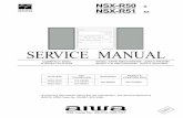 SERVICE MANUAL - Diagramas dediagramas.diagramasde.com/audio/NSX-R50 sm data.pdf · service manual a compact disc stereo system basic tape mechanism : zzm-3 pr3nm basic cd mechanism