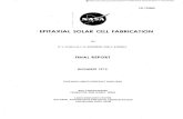 EPITAXIAL SOLAR CELL FABRICATION - NASA · PDF fileEPITAXIAL SOLAR CELL FABRICATION BY ... Diode characteristics and lifetimes in the ... limit lifetime and contribute to less than
