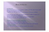 Bioreactors and bioreactor modelling Chemical reactors ...homes.nano.aau.dk/lg/ChemReact2009_files/Biocatalysis1.pdf · Elimination and oxidation reactions: often involving cysteines