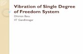 Vibration of Single Degree of Freedom System - IIT · PDF fileVibration of Single Degree of Freedom System Dhiman Basu ... “Dynamics of Structures—Theory and ... Solution of damped