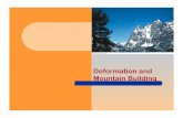 Deformation and Mountain Building - UTEP Geological · PDF file · 2014-02-18Strike and Dip-The Orientation of Deformed Rock Layers Strike and dip are measurements used to describe