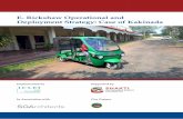 E- Rickshaw Operational and Deployment Strategy: Case · PDF fileE Rickshaw Operational and Deployment Strategy: Case of Kakinada ... Auto Rickshaw Four Wheeler ... E Rickshaw Operational