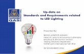 Update on Standard & Requirement related to LED … Update on Standard & Requirement related to LED lighting Author azmeer@sirim.my Subject Presentation material Keywords 08 NOV 2016