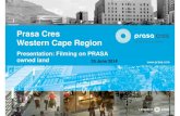 Prasa Cres Western Cape Region - · PDF filePRASA Business Units • PRASA RAIL (Metrorail & Shosholoza Meyl) • PRASA TECHNICAL (Technical workshops, Rolling Stock) • PRASA CRES