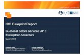 HfS Blueprint Report - Accenture Blueprint Report SuccessFactors Services 2016 Excerpt for Accenture ... providers are the leaders in this market and the major partners for SAP SuccessFactors