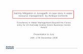 ambuja cements water management (Final) - India … Mitigation in Junagadh: A case story in water resource managgyjement by Ambuja Cements Excellence in Water Mana gement-Beyond the