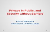 Privacy in Public, and Security without Barriers · PDF fileQueries. GINGERs-iPhone.local: ... • We characterize the leakage of travelers privacy based on real world airport datasets