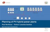 Planning of PV-hybrid power plants - Reiner Lemoine Institutreiner-lemoine-institut.de/wp-content/publications/AHK_PHL/AHK_PHL... · Planning of PV-hybrid power plants ... mini-grids