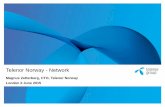 Telenor Norway - Network · PDF fileTelenor Norway - Network Magnus Zetterberg, ... RAN swap completed in 2010/2011 ... Phase-out 3G by 2020, 2G by 2025
