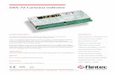 Type DAS 72.1 Process Indicator - Flintec · PDF fileProcess Indicator Type DAS 72.1 Mark III is a fast, accurate, rail mounting . instrument for static and dynamic weighing applications.