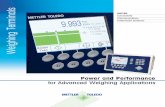 Weighing Terminals - ALL-TECH Weighing · PDF fileWeighing Terminals Power and ... Validated precision weighing with programmable MinWeigh ... PO Box VI-400, CH-8606 Greifensee, Switzerland