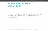 Applicant guide for CSOs · PDF fileApplicant Guide – Child Safety ... STAR framework ... The following information is provided to help you better understand the recruitment and
