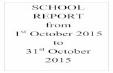 SCHOOL REPORT from - Vidya Bharati School GAYAN COMPETITION BY BHARAT VIKAS PARISHAD On 10th October 2015, VIDYA BHARATI SCHOOL choir won accolades once again when they got first position