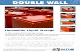 DOUBLE WALL - Water Tanks, Chemical Tanks: Tank …bhtank.com/files/DoubleWall.pdfBesides our Standard Double Wall Tanks we also offer an array ... BH Tank's certified welders specialize