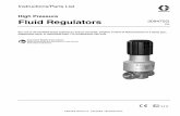 High Pressure Fluid Regulators - Graco Inc. · PDF fileHigh Pressure Fluid Regulators For use in air-assisted spray systems to ensure accurate, ... Pneumatic 5000 psi (36 MPa, 360