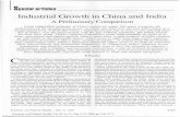 Industrial Growth in China and India Comparison.pdf · Industrial Growth in China and India A Preliminary Comparison Using independent estimates of China's industrial output, ...