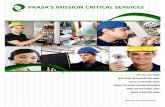 PRASA’S MISSION CRITICAL SERVICES - prasa-pl. · PDF filePRASA’S MISSION CRITICAL SERVICES. Ensure the Contin uous Not An Option. Operation of Your Facility. Services for UPS,