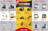 May– June Specials W N E CONNECTS TO YOUR VEHICLE’S BATTERY · PDF fileCONNECTS TO YOUR VEHICLE’S BATTERY N E ... 4 AC Outlets, 2 USB Ports and APP with Bluetooth ... $21.99