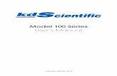 Model 100 Series User s Manual - kdscientific.com Model 100 Series... · Technical Specifications 4 Features 6 ... Model Numbers 19 ... 80% RH, non-condensing Mode of Operation Continuous