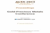 Gold-Precious Metals Conference - Purolite Corporation614e838f-bbf5-4b74-9479-88f91b1bea3b... · Gold-Precious Metals Conference Sponsored by ... The chemistry of copper leaching