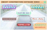 BUILD-MASTER - Quantity Estimation | Earthworksensoftsystems.com/slideshow/BuildMasterIntroduction.pdf · BUILD-MASTER RCC Building Analysis, ... CONCRETE BEAM & SLAB C 1 Reinforced