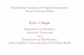 Statistical Analysis of Spatio-temporal Point Process Data ...diggle/geostatistics/slides_short.pdf · Statistical Analysis of Spatio-temporal Point Process Data Peter J Diggle Department