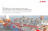 BROCHURE Integrity management for upstream oil and · PDF fileBROCHURE Integrity management for upstream oil and gas facilities Extending asset life, improving reliability, sustaining