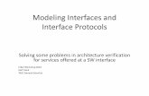 Modeling Interfaces and Interface Protocols - nasa.gov · PDF filecommunication model introduced by OSI. ... Interfaces, whereas “ordinary ... • Transitions are triggered by invocations