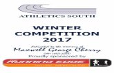 WINTER COMPETITION 2017 - SportsTG · PDF fileWINTER COMPETITION 2017 ATHLETICS ... Government House 3.2km Lower Domain Sun 14 WISMothers Day Classic Fun Run ... 5 points 3rd - 4 points