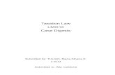 Taxation Law LMG15 Case Digests - …docshare04.docshare.tips/files/29182/291821940.pdf · Taxation Law LMG15 Case Digests Submitted by: TULIAO, Maria Athena E. 4 DLM Submitted to.