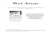 Wet Areas - Architectural Stone Supplier | Travertine, · PDF file · 2016-03-14Page 16-2 " Wet Areas/Stone Toilet Partitions Ó 2011 Marble Institute of America requirements contained