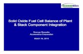Solid Oxide Fuel Cell Balance of Plant and Stack … Oxide Fuel Cell Balance of Plant ... General Atomics SkyWarriorGeneral Atomics ... Solid Oxide Fuel Cell Balance of Plant and Stack