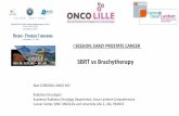 SBRT vs Brachytherapy - rdoba.pdf · PDF fileCancer Center, SIRIC ONCOLille and University Lille 2, Lille, FRANCE . SBRT vs Brachytherapy . ... Toxicidad rectal tardía prácticamente