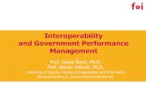 Interoperability and Government Performance Management · PDF fileInteroperability and Government Performance Management Prof. Diana Šimić, Ph.D. Prof. Slavko Vidović, ... ANSI/AIIM