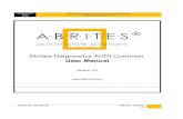 Abrites Diagnostics AVDI Common - · PDF fileAbrites Diagnostics AVDI Common User Manual Document number: 201 ... The installation steps are very similar to the ones for the normal