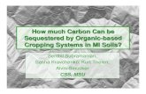 How much Carbon Can be Sequestered by Organic-based Cropping Systems …foodsystems.msu.edu/uploads/files/how-much-carbon_sequestration.… · Sequestered by Organic-based Cropping