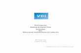 European INSULATION VDI Scheme for Thermal Insulation · PDF fileEuropean INSULATION VDI Scheme for Thermal Insulation Products Revision: 2.0 (2016-11-21) insulation vdi scheme rules