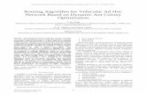 Routing Algorithm for Vehicular Ad Hoc Network Based on ... · PDF fileRouting Algorithm for Vehicular Ad Hoc Network Based on Dynamic Ant Colony Optimization . ... we proposed a new