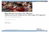 MacPhail Center for Music Afterschool Intensive Strings ... Center... · MacPhail Center for Music Afterschool Intensive Strings Program ... specialized music education and ... motivation,
