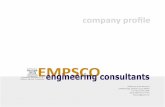 EMPSCO Company Profile - Whiteempscoengineering.net/EMPSCO Company Profile - White.pdfFax: (671) 638 2136 Email: empsco@guam.net MANILA Cityland Condominium 10, Tower 1 #156 H. V.
