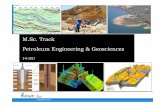 M.Sc. Track Petroleum Engineering & Geosciences faculteit...•Reservoir Geology students receive additional in-depth courses such as geological modeling, structural geology, sedimentology