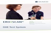 ERO•SCAN Screener Diagnostic - az657403.vo.msecnd.netaz657403.vo.msecnd.net/maico/e3-diagnostics/.../maico-eroscan-oae... · 1-2016 OAE Test System ERO•SCAN® Screener with 4