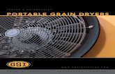 PROVEN & DEPENDABLE™ PORTABLE GRAIN · PDF filePORTABLE GRAIN DRYERS ... PORTABLE GRAIN DRYER During harvest, there is plenty com-peting for your time and attention. How to operate