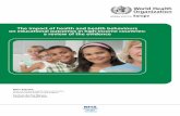 The impact of health and health behaviours on educational ... · PDF fileThe impact of health and health behaviours on educational outcomes ... External or control factors affecting